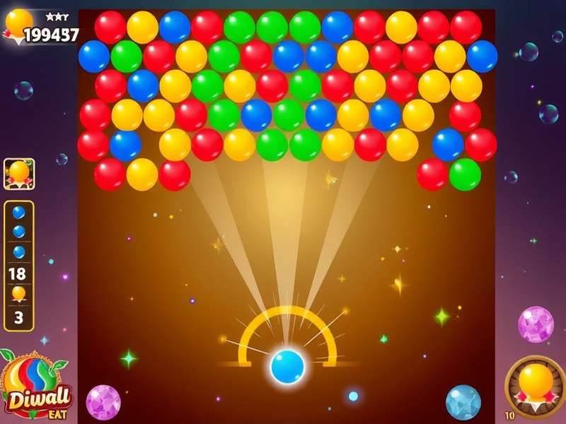 Bubble Shooter power-ups and special bubbles